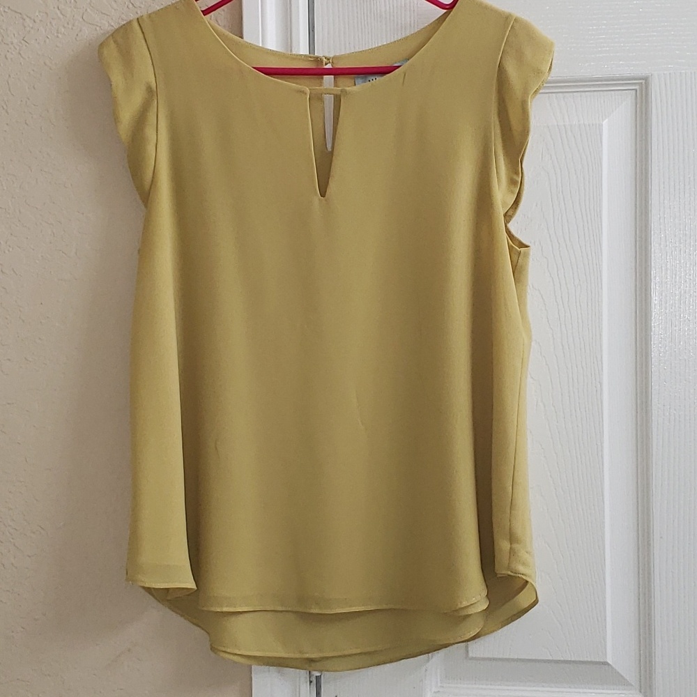 Mustard blouse